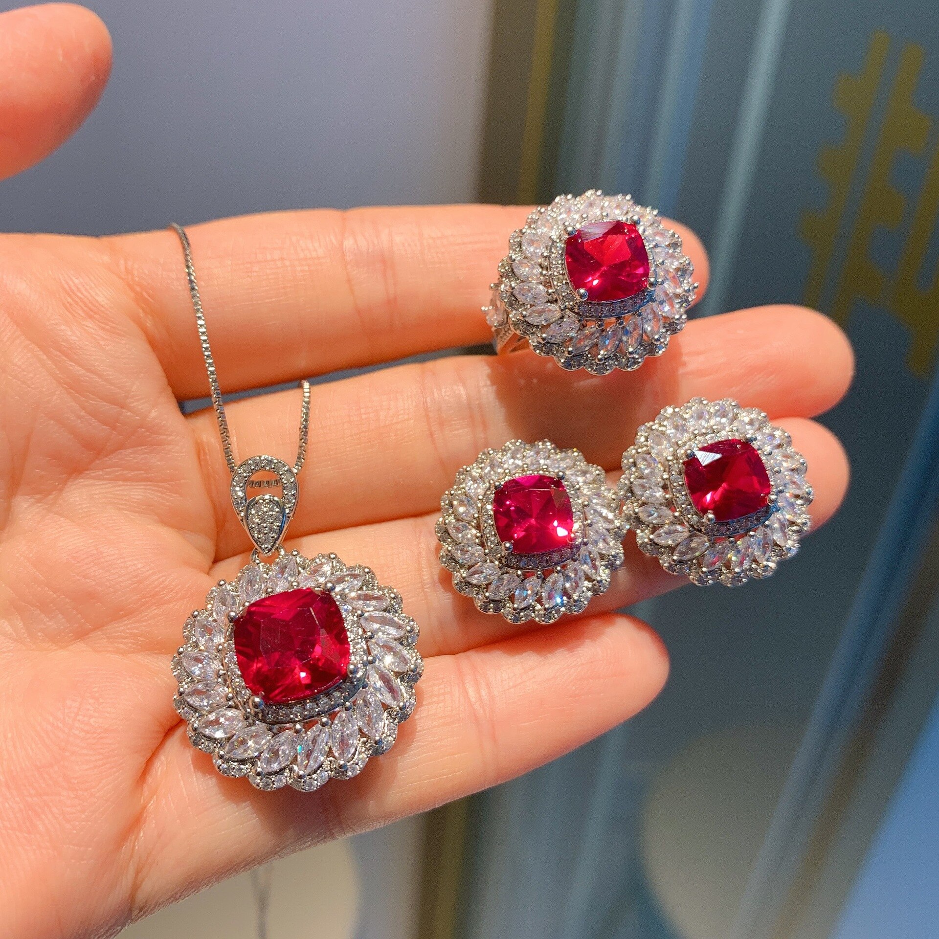 Original-925-Sterling-Silver-Rings-Retro-Red-Crystal-Zircon-Square-Pendant-Earring-Necklace-Jewelry-Set-Women.jpg
