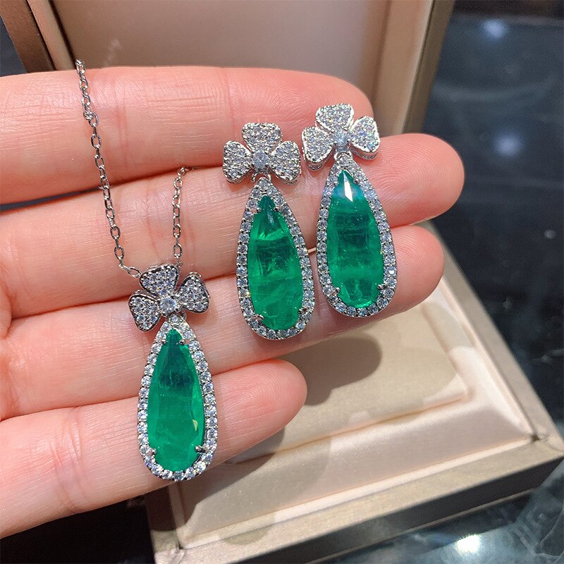 Paraiba-Earrings-Necklace-For-Women-Pendant-Pear-Drop-Crystal-Banquet-Emerald-Jewelry-Set-Fnaf-Chains-Luxury.jpg